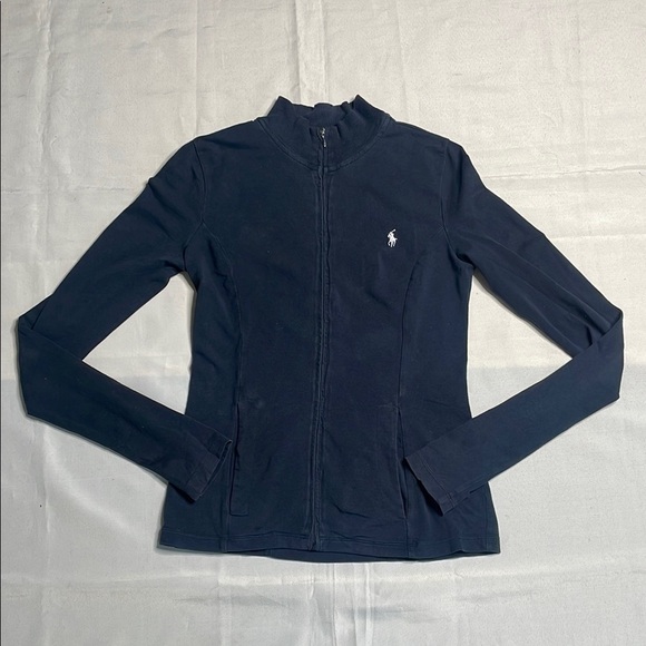 POLO RALPH LAUREN Black Zip-Up Jacket with Logo - Picture 4 of 9